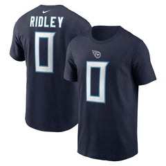 Calvin Ridley Tennessee Titans Player Name & Number T-Shirt Navy | Nike for Sale