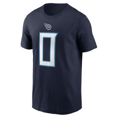 Calvin Ridley Tennessee Titans Player Name & Number T-Shirt Navy | Nike for Sale