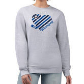 Winnipeg Jets G-III 4Her by Carl Banks Women's Heart Graphic Pullover Sweatshirt - Heather Gray - NHL