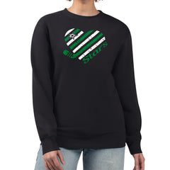 Dallas Stars G-III 4Her by Carl Banks Women's Heart Graphic Pullover Sweatshirt - Black - NHL