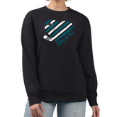 San Jose Sharks G-III 4Her by Carl Banks Women's Heart Graphic Pullover Sweatshirt - Black - NHL