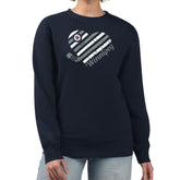 Winnipeg Jets G-III 4Her by Carl Banks Women's Heart Graphic Pullover Sweatshirt - Navy - NHL