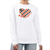 Philadelphia Flyers G-III 4Her by Carl Banks Women's Heart Graphic Pullover Sweatshirt - White - NHL