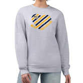 Nashville Predators G-III 4Her by Carl Banks Women's Heart Graphic Pullover Sweatshirt - Heather Gray - NHL