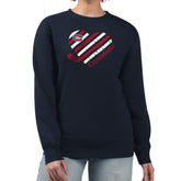 Montreal Canadiens G-III 4Her by Carl Banks Women's Heart Graphic Pullover Sweatshirt - Navy - NHL
