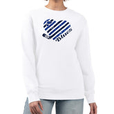 St. Louis Blues G-III 4Her by Carl Banks Women's Heart Graphic Pullover Sweatshirt - White - NHL