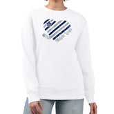 Toronto Maple Leafs G-III 4Her by Carl Banks Women's Heart Graphic Pullover Sweatshirt - White - NHL