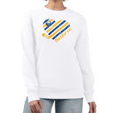 Buffalo Sabres G-III 4Her by Carl Banks Women's Heart Graphic Pullover Sweatshirt - White - NHL