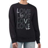 Los Angeles Kings G-III 4Her by Carl Banks Women's Lots Of Love Team Logo Graphic Pullover Sweatshirt - Black - NHL