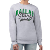 Dallas Stars G-III 4Her by Carl Banks Women's Filigree Team Graphic Fleece Pullover Sweatshirt - Heather Gray - NHL