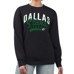 Dallas Stars G-III 4Her by Carl Banks Women's Filigree Team Graphic Fleece Pullover Sweatshirt - Black - NHL