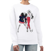 Washington Capitals G-III 4Her by Carl Banks Women's Hockey Girls Team Graphic Fleece Pullover Sweatshirt - White - NHL