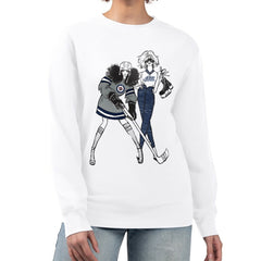 Winnipeg Jets G-III 4Her by Carl Banks Women's Hockey Girls Team Graphic Fleece Pullover Sweatshirt - White - NHL
