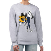 Nashville Predators G-III 4Her by Carl Banks Women's Hockey Girls Team Graphic Fleece Pullover Sweatshirt - Heather Gray - NHL