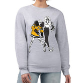 Pittsburgh Penguins G-III 4Her by Carl Banks Women's Hockey Girls Team Graphic Fleece Pullover Sweatshirt - Heather Gray - NHL