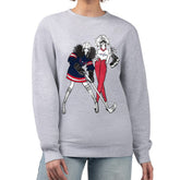 Washington Capitals G-III 4Her by Carl Banks Women's Hockey Girls Team Graphic Fleece Pullover Sweatshirt - Heather Gray - NHL