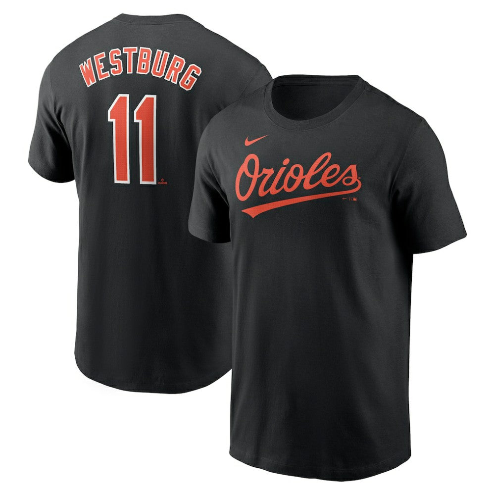 Jordan Westburg Baltimore Orioles Nike Fuse Name & Number T-Shirt - MLB