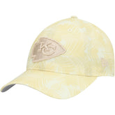 Kansas City Chiefs New Era Women's Frond 9TWENTY Adjustable Hat Cream | NFL