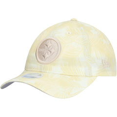 Pittsburgh Steelers New Era Women's Frond 9TWENTY Adjustable Hat Cream | NFL