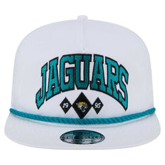 Jacksonville Jaguars New Era Diamond Golfer Snapback Hat White | NFL