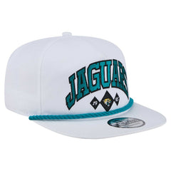Jacksonville Jaguars New Era Diamond Golfer Snapback Hat White | NFL