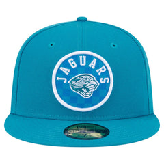 Jacksonville Jaguars New Era Checkered 59FIFTY Fitted Hat Teal | NFL