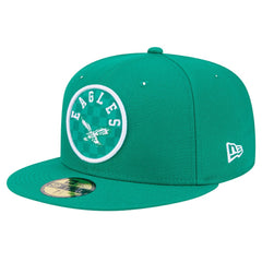 Philadelphia Eagles New Era Checkered 59FIFTY Fitted Hat Kelly Green | NFL