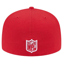 San Francisco 49ers New Era Checkered 59FIFTY Fitted Hat Scarlet | NFL