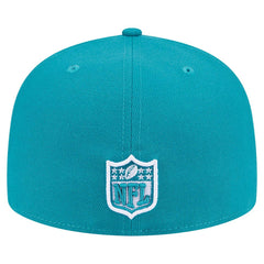 Miami Dolphins New Era Checkered 59FIFTY Fitted Hat Aqua | NFL