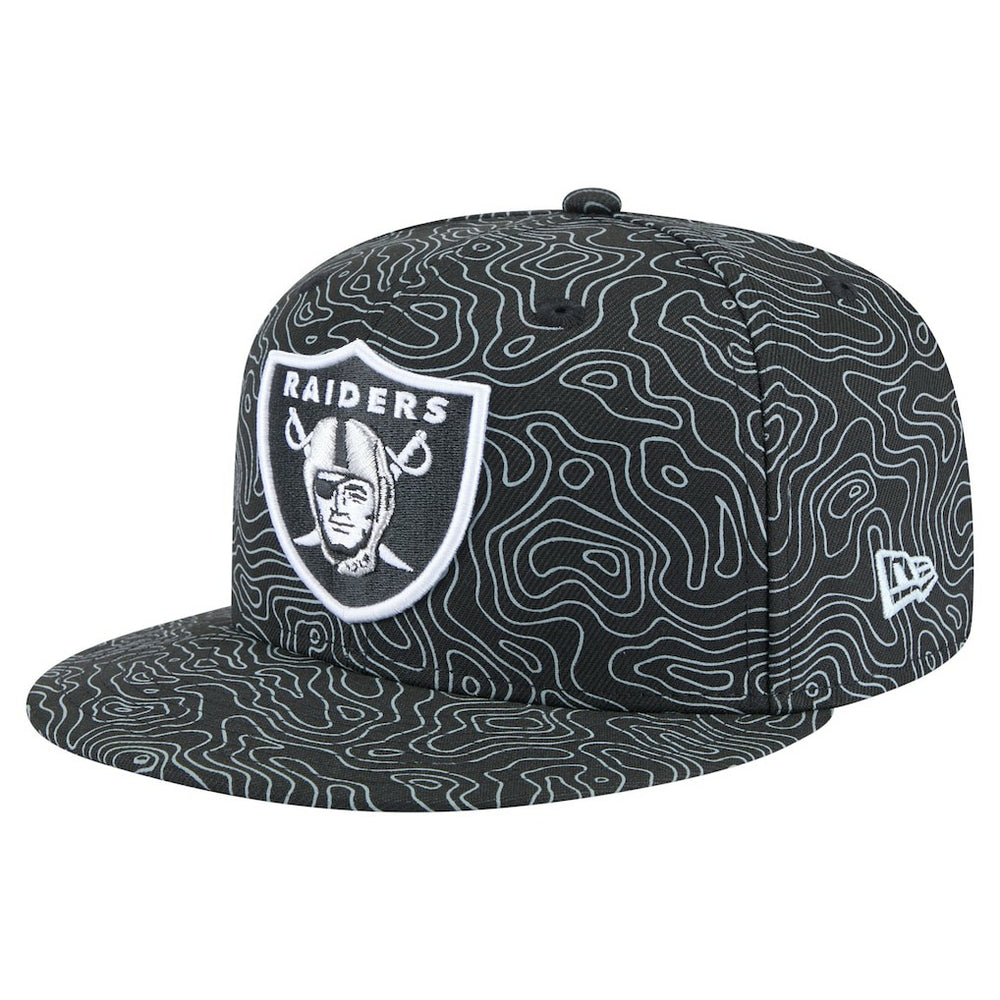 Las Vegas Raiders New Era Geo 59FIFTY Fitted Hat Black | NFL