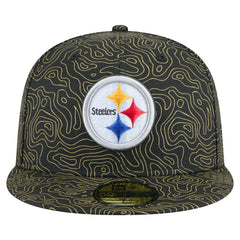 Pittsburgh Steelers New Era Geo 59FIFTY Fitted Hat Black | NFL