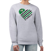 Boston Celtics G-III 4Her by Carl Banks Women's Heart Graphic Fleece Pullover Sweatshirt Heather Gray - NBA