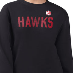 Atlanta Hawks G-III 4Her by Carl Banks Women's Dot Print Team Graphic Fleece Pullover Sweatshirt Black - NBA