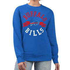 Buffalo Bills G-III 4Her by Carl Banks Women's Large Team Graphic Fleece Pullover Sweatshirt Royal | NFL