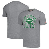 New York Jets Homage Unisex Arch T-Shirt Gray | NFL