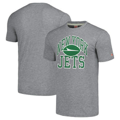 New York Jets Homage Unisex Arch T-Shirt Gray | NFL