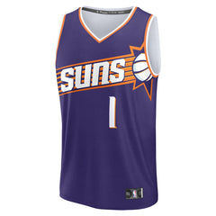 Devin Booker Phoenix Suns Fast Break Replica Player Jersey Icon Edition Purple - NBA