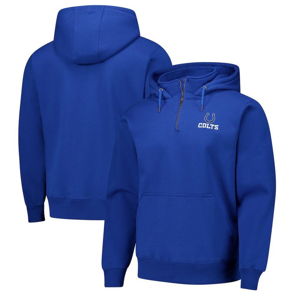 Indianapolis Colts Dunbrooke Unisex Defender Quarter-Zip Hoodie Royal | NFL