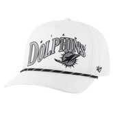 Miami Dolphins '47 Wave Speckle Hitch Rope Adjustable Hat White | 47 brand