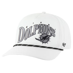 Miami Dolphins '47 Wave Speckle Hitch Rope Adjustable Hat White | 47 brand
