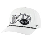 New York Jets '47 Wave Speckle Hitch Rope Adjustable Hat White | 47 brand