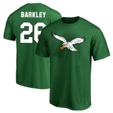 Saquon Barkley Philadelphia Eagles Big & Tall Player Name & Number T-Shirt Kelly Green | Fanatics