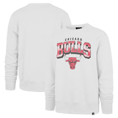Chicago Bulls '47 Spotlight Headline Pullover Sweatshirt White - NBA
