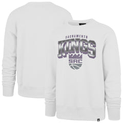 Sacramento Kings '47 Spotlight Headline Pullover Sweatshirt White - NBA