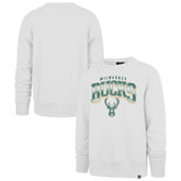 Milwaukee Bucks '47 Spotlight Headline Pullover Sweatshirt White - NBA