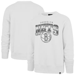 Brooklyn Nets '47 Spotlight Headline Pullover Sweatshirt White - NBA