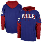 Philadelphia 76ers '47 Trifecta Shortstop Pullover Hoodie Royal - NBA