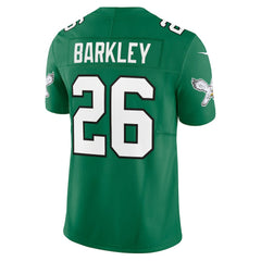 Saquon Barkley Philadelphia Eagles Alternate Vapor F.U.S.E. Limited Jersey Kelly Green | Nike for Sale