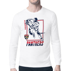 Florida Panthers Starter Player Grid Long Sleeve T-Shirt - White - NHL