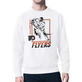 Philadelphia Flyers Starter Player Grid Fleece Pullover Sweatshirt - White - NHL